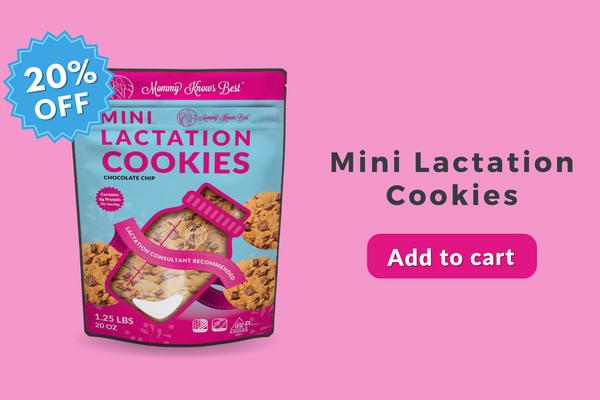 20% off mini lactation cookies