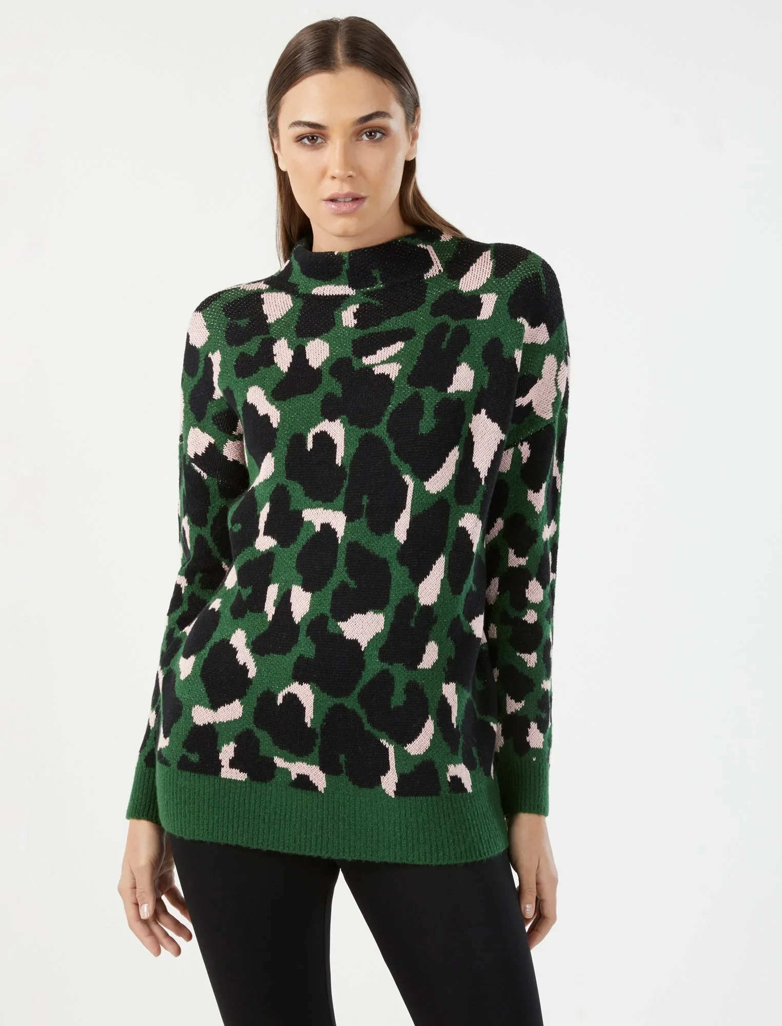 Image of Abstract Animal Jacquard Sweater