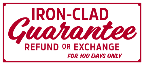 HIKERS® Co. offers an iron-clad guarantee - refund or exchange for 100 days