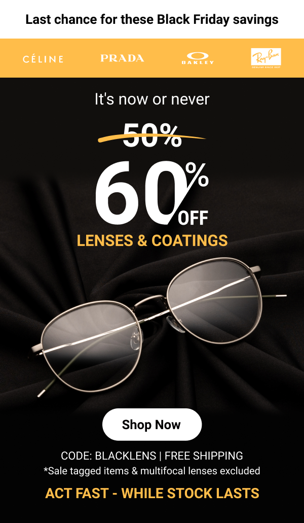 60% OFF Lenses>