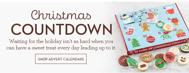 Christmas Countdown - Waiting for the holiday isn't as hard when you can have a sweet treat every day leading up to it.