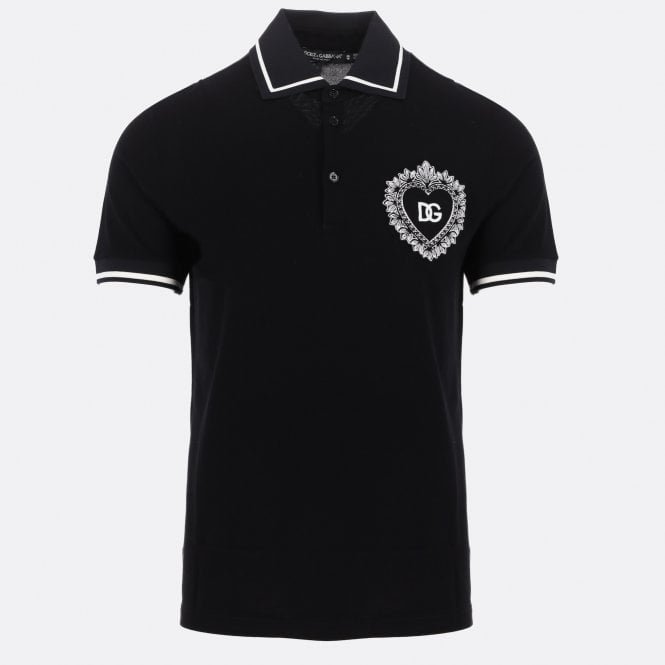 Black Crest Polo Shirt