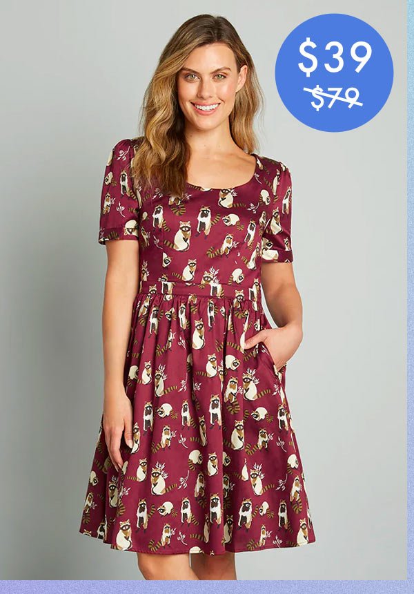 What's the Scoop? A-Line Dress