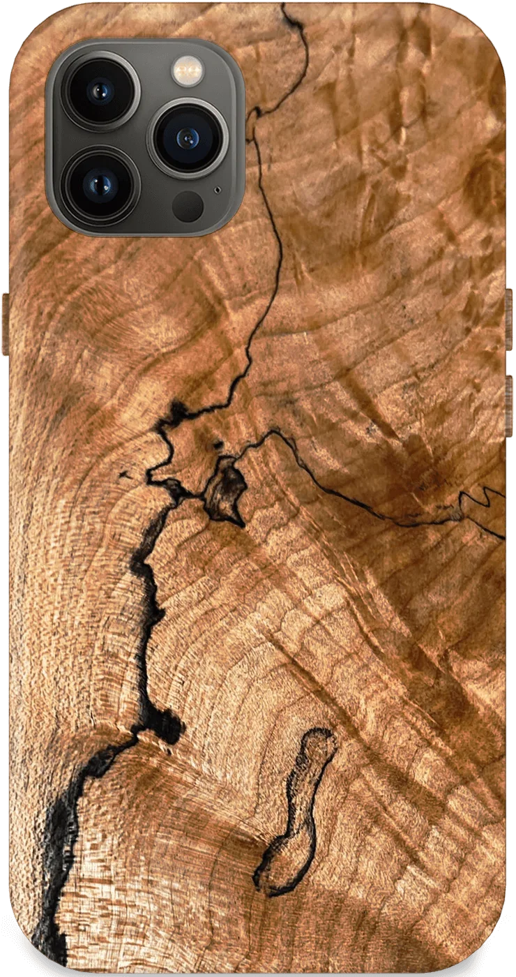 Image of Kerf Select Figured Spalted Maple Wood Phone Case