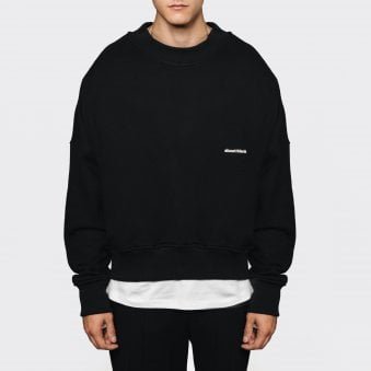 Black Heavyweight Box Sweatshirt
