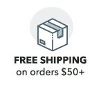 FREE SHIPPING on orders 50+