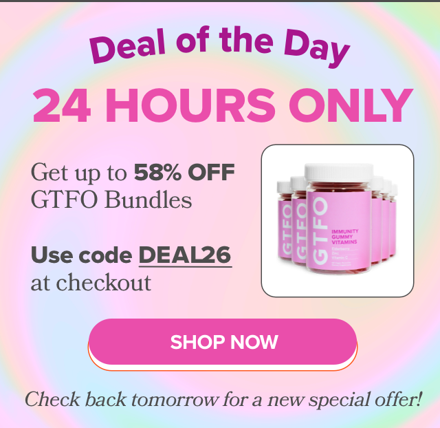 Deal of the Day - 58% OFF GTFO Immunity Bundles