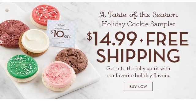 A Taste of the Season - Holiday Cookie Sampler - $14.99 +  Free Shipping