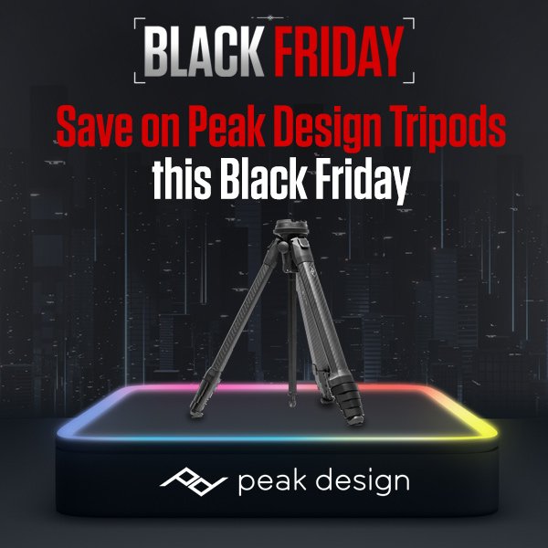 Save on Peak Design Tripods