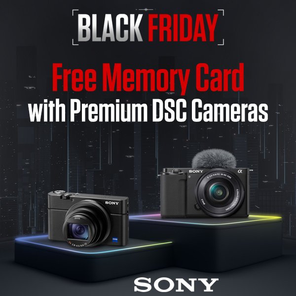 Sony Exclusive Value Add - Free Memory Card with Premium DSC