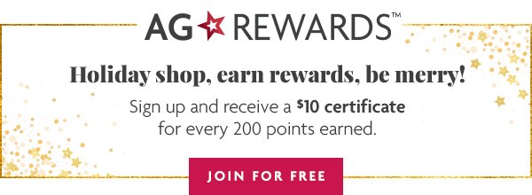 AG ☆ REWARDS™ - JOIN FOR FREE