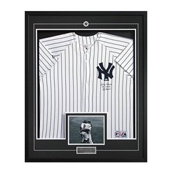 Don Larson & Yogi Berra NY Yankees Dual Autographed Signed Perfect Game 36x44 Framed Jersey
