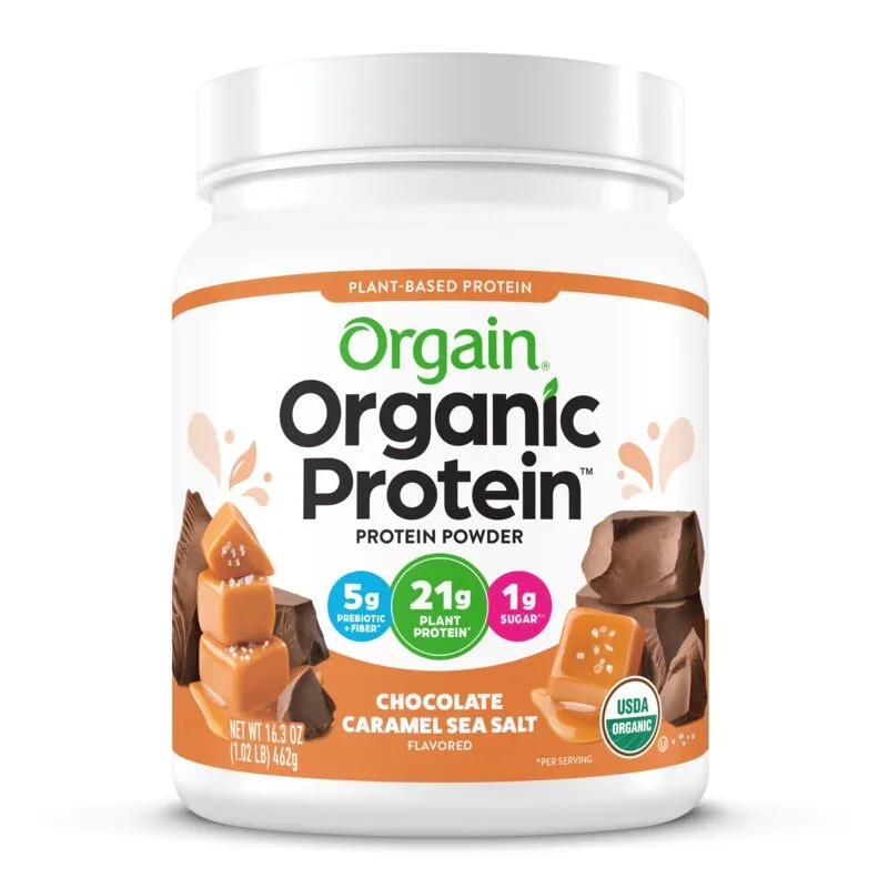 Image of Organic Protein™ Plant Based Protein Powder - Chocolate Caramel Sea Salt