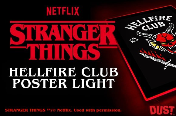 STRANGER THINGS HELLFIRE CLUB POSTER LIGHT