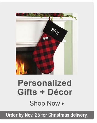 Shop Personalized Gifts + Decor