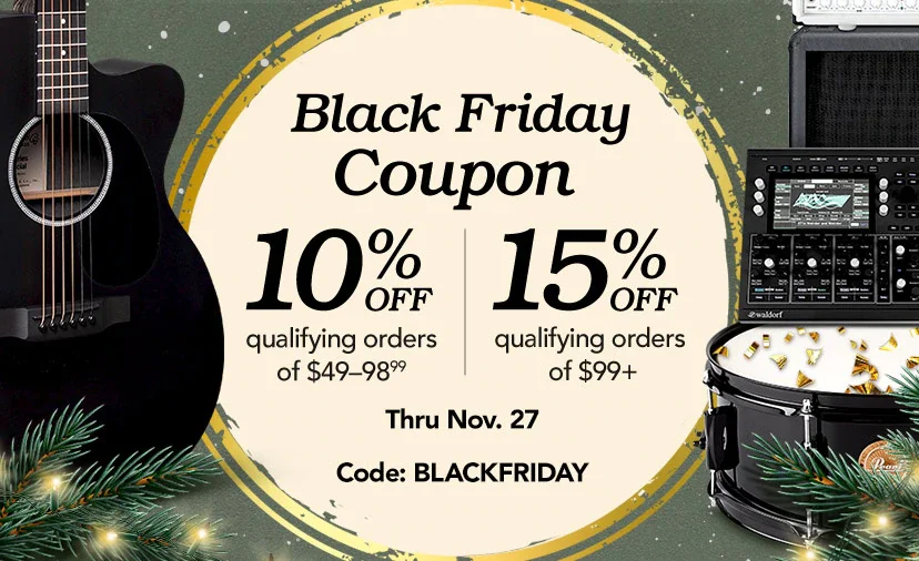 Black Friday Coupon. 10% off qualifying orders of $49-98.99. 15% off qualifying orders of $99+. Code BLACKFRIDAY. Shop or call 877-560-3807 thru 11/27