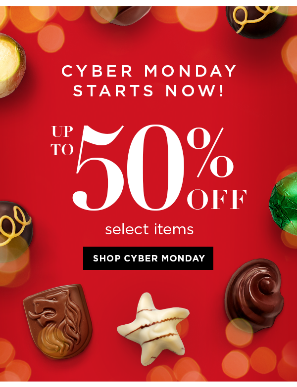 Up to 50% Off! Shop Cyber Monday.
