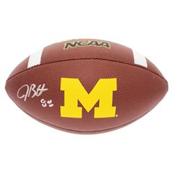 Jake Butt Autographed Signed Michigan Wolverines Wilson Logo Football - JSA Authentic
