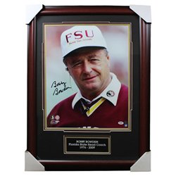 
Bobby Bowden Autographed Signed Florida State Seminoles Sweater 16x20 Photo with Name Plate - PSA/DNA Authentic

