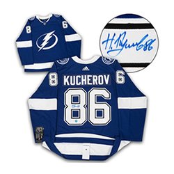 Nikita Kucherov Tampa Bay Lightning Autographed Signed Adidas Authentic Hockey Jersey
