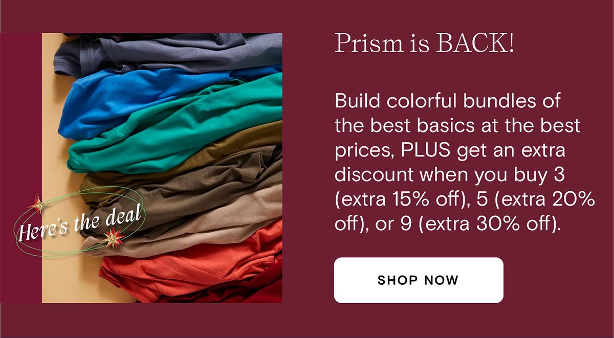 Bundle and save with Prism!