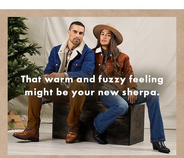 That warm and fuzzy feeling might be your new sherpa
