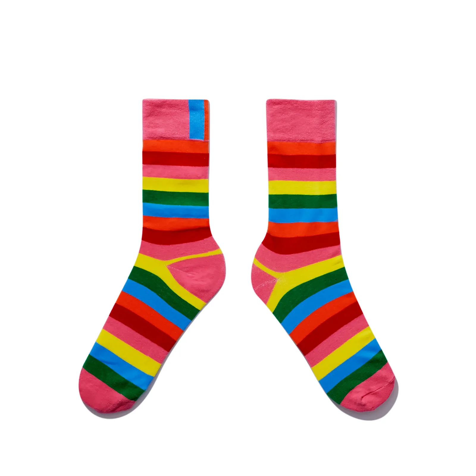 Image of The Women's Rainbow Bright Dress Sock - Rainbow