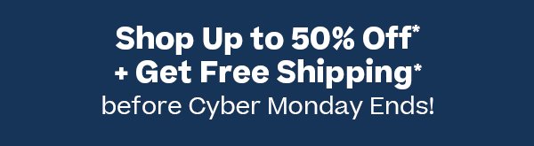 Shop Up to 50% Off + Get Free Shipping 