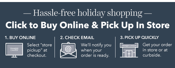Buy Online, Pick Up In Stores