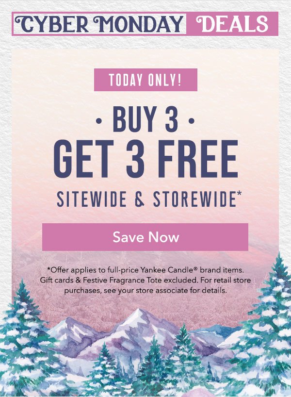 Buy 3, Get 3 FREE – Sitewide & Storewide