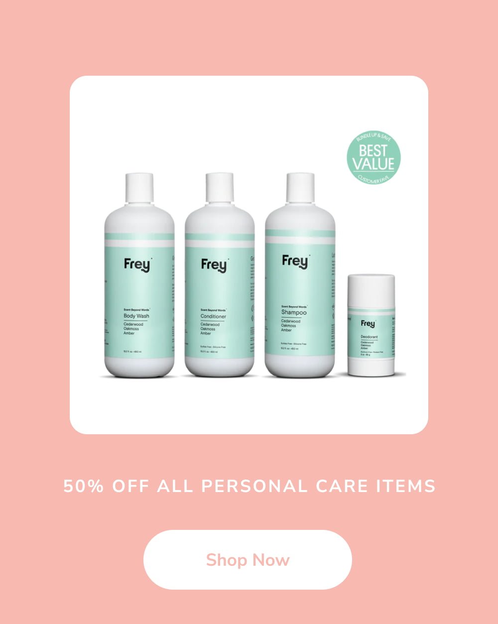 50% Off All Personal Care Items [SHOP NOW]