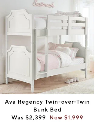 AVA REGENCY TWIN OVER TWIN BUNK BED