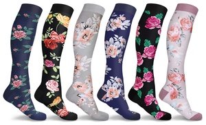 DCF Floral Compression Socks ...