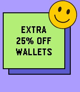 Extra 25% Off Wallets