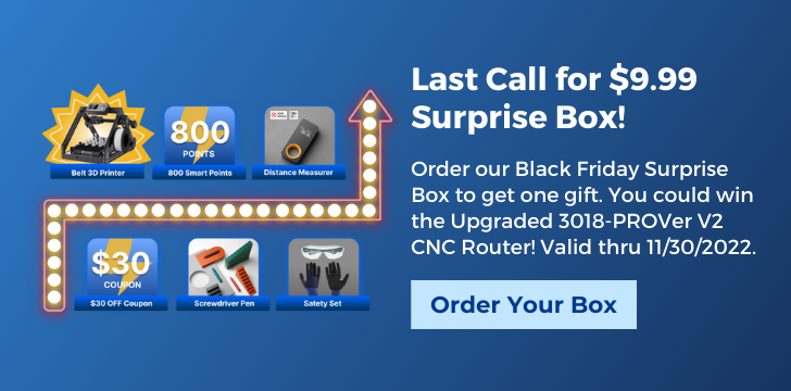 Last chance for $9.99 surprise box!