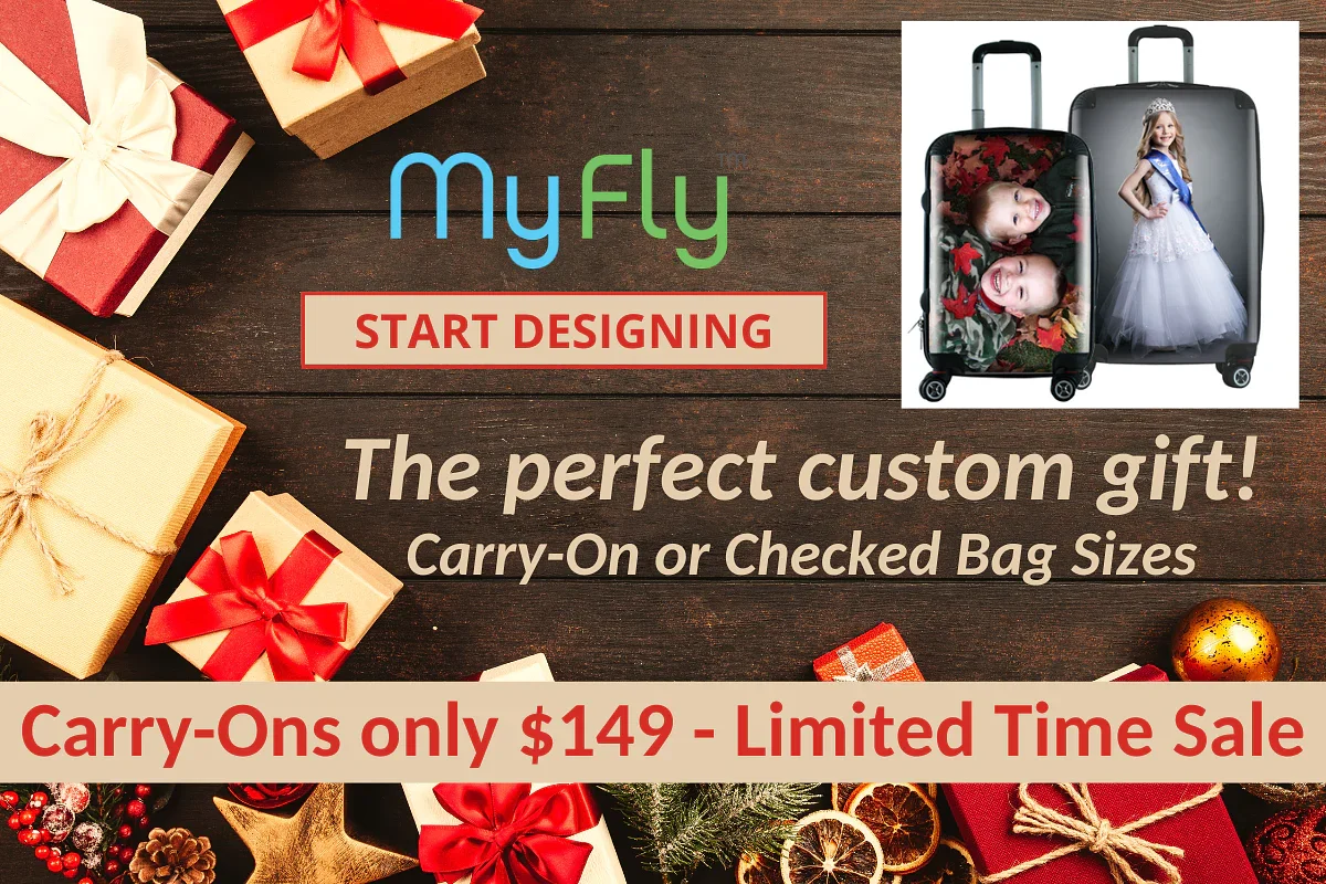 MyFly Carry-On Luggage - only $149 for limited time