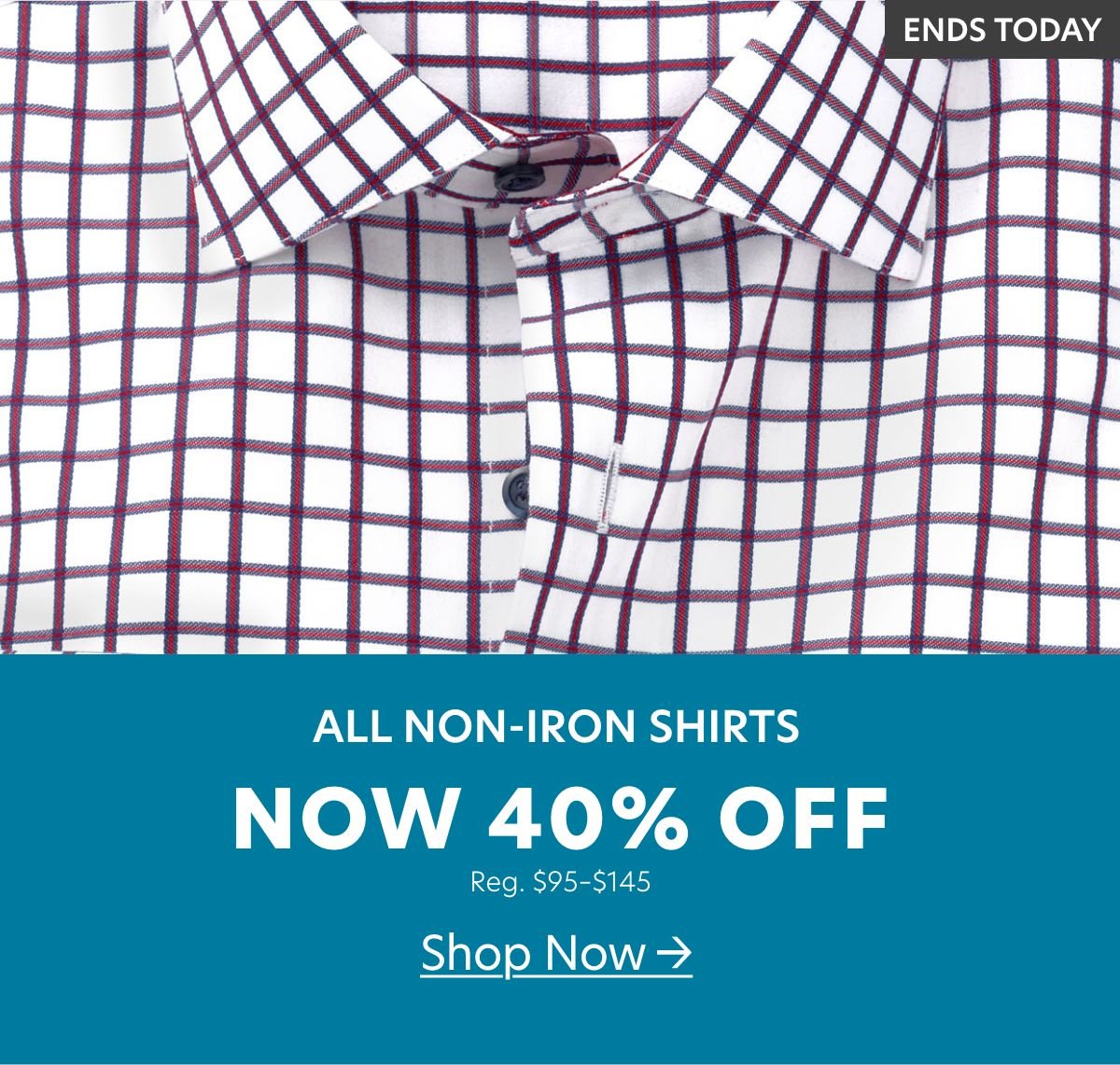 all non iron Shirts now 40 off