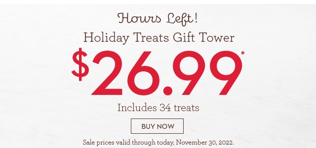 One Day Only - Holiday Treats Gift Tower - $26.99*