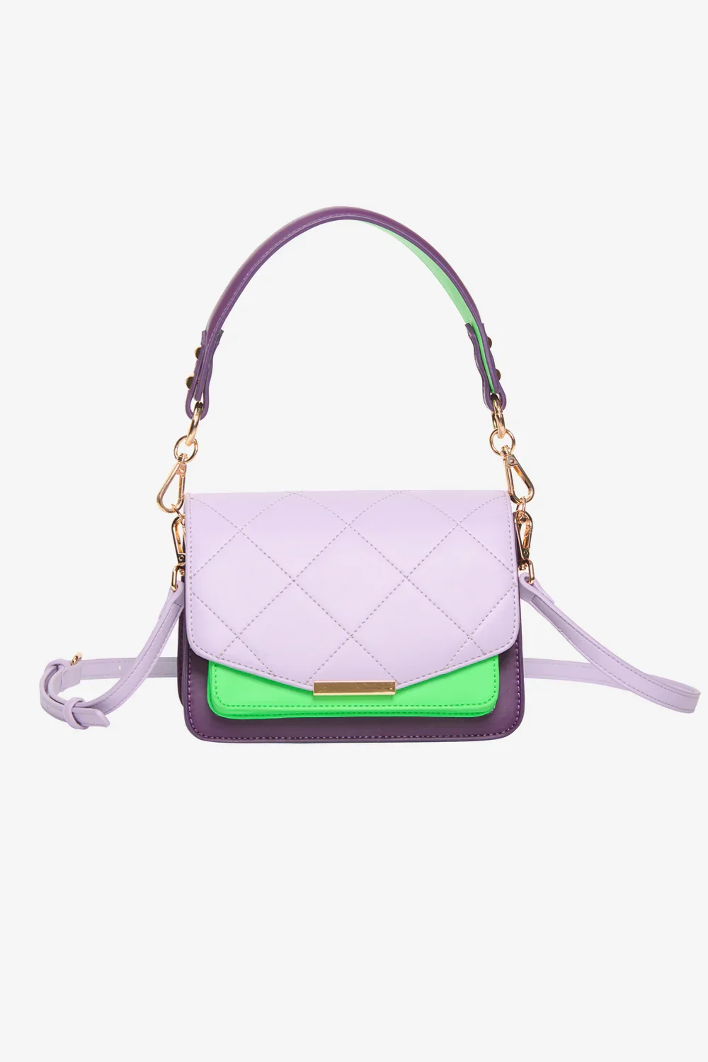 Image of Blanca Bag Medium Purple/plum/neon Green