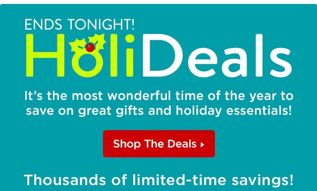 Shop Limited-Time HoliDeals