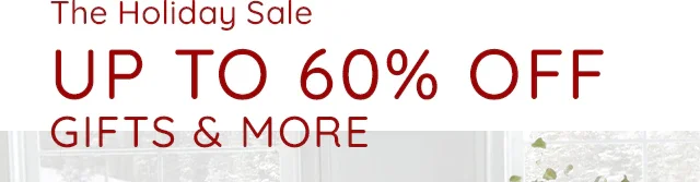 THE HOLIDAY SALE