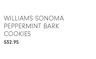 Williams Sonoma Peppermint Bark Cookies - $32.95
