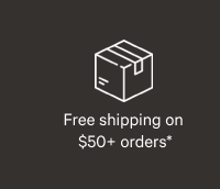 Free shipping on  $50+ orders*