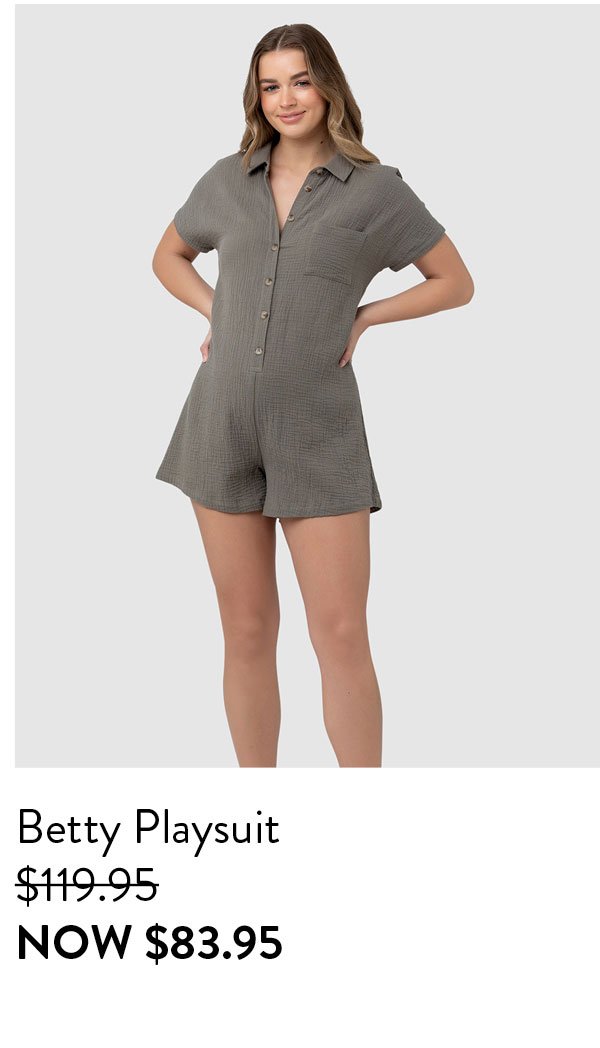 Betty Playsuit  $119.95 NOW $83.95