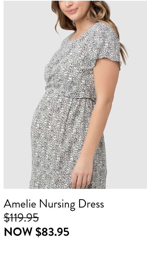 Amelie Nursing Dress  $119.95 NOW $83.95