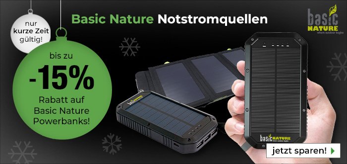 Basic Nature Solar Powerbank