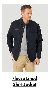 Fleece Lined Shirt Jacket