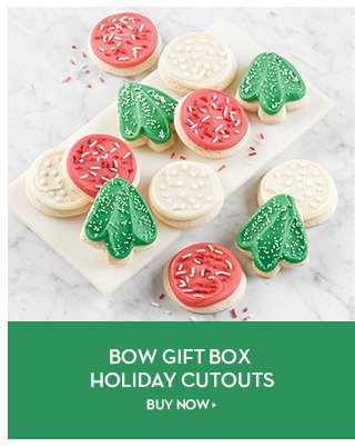 Bow Gift Box Holiday Cutouts