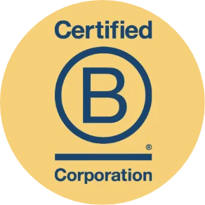 We are proud to be a Certified B Corp