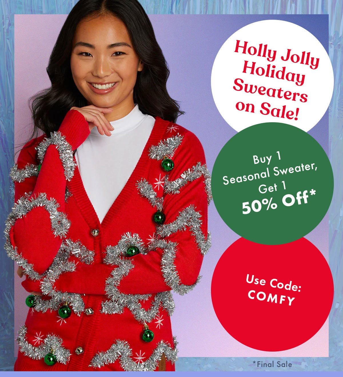 Holly Jolly Holiday Sweaters on Sale!